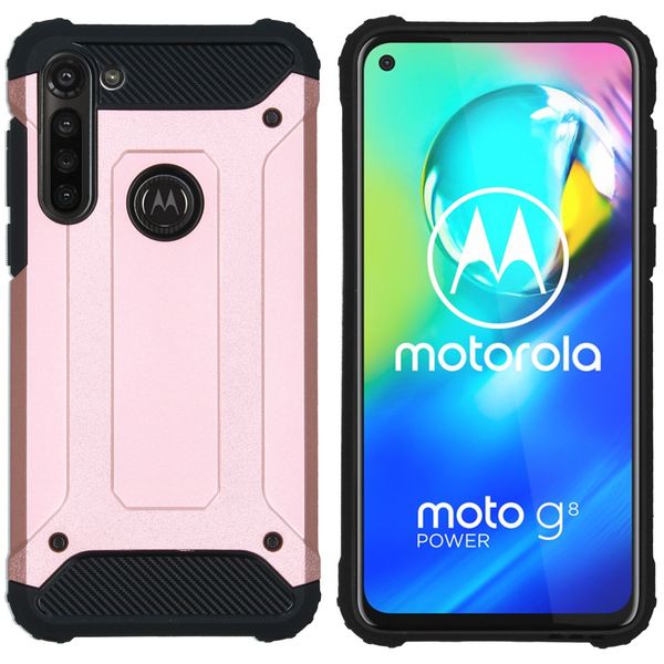 imoshion Rugged Xtreme Case Roségold Motorola Moto G8 Power