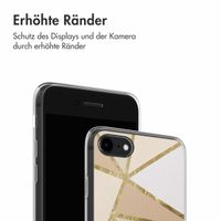 imoshion  Design Hülle für das iPhone SE (2022 / 2020) / 8 / 7 - Graphic Beige