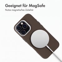Accezz Mesh Backcover mit MagSafe Apple iPhone 16 Pro - Braun