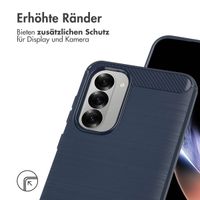 imoshion Brushed Back Cover Samsung Galaxy A56 - Dunkelblau