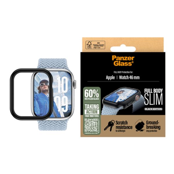 PanzerGlass Full Body Case Slim für das Apple Watch Series 10 / 11 - 46 mm - Black