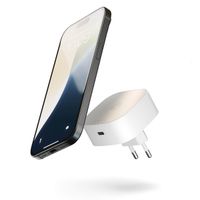 Zens Magnetic Wireless Charging Adapter | Geeignet für MagSafe und Qi2 - Weiß