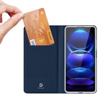 Dux Ducis Slim TPU Klapphülle für das Xiaomi Redmi Note 12 Pro Plus - Dunkelblau