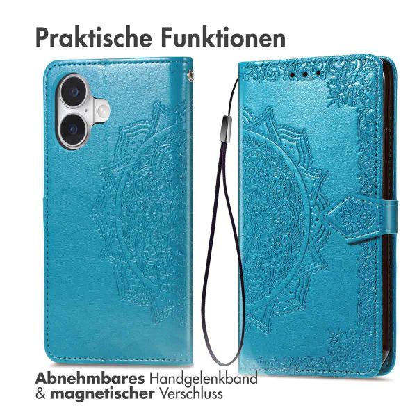 imoshion Mandala Klapphülle Apple iPhone 17 - Türkis