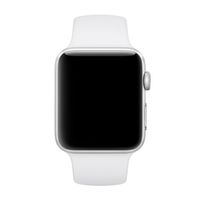 Apple Sport Armband für  Apple Watch Series 1 - 9 / SE (38/40/41 mm) | Series 10 / 11 (42 mm) - Größe M/L - Weiß