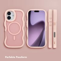 Selencia Wavy Backcover mit MagSafe Apple iPhone 17 - Soft Pink