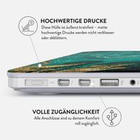 Burga Hardshell Hülle für das MacBook Pro 16 Zoll (2021 / 2023 M3 chip / 2024 M4 chip) - A2485 / A2780 / A2991 / A3186 / A3403 - Emerald Pool