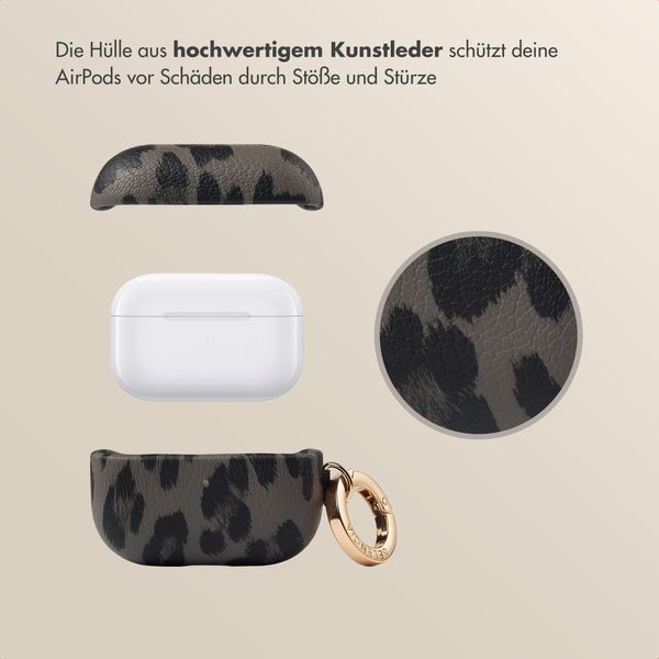 Selencia Sabi Case Apple AirPods Pro 3 - Leopardenmuster - Midnight Black
