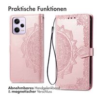imoshion Mandala Klapphülle Xiaomi Redmi Note 12 Pro Plus - Rosé gold