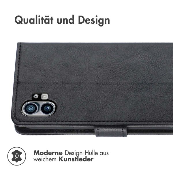 imoshion Luxuriöse Klapphülle Nothing Phone (1) - Schwarz