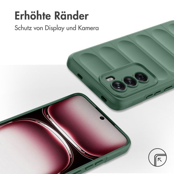 imoshion EasyGrip Back Cover für das Oppo Reno 12 - Dunkelgrün