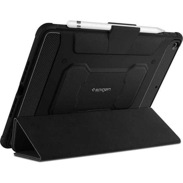 Spigen Rugged Armor Pro Klapphülle Apple iPad 9 (2021) 10.2 Zoll / iPad 8 (2020) 10.2 Zoll / iPad 7 (2019) 10.2 Zoll - Schwarz