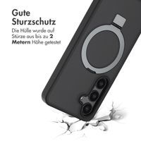 Accezz Ring Stand Backcover mit MagSafe Samsung Galaxy S24 - Schwarz