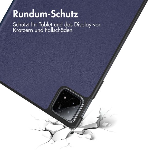 imoshion Trifold Klapphülle Xiaomi Pad 6S Pro 12.4 - Dunkelblau