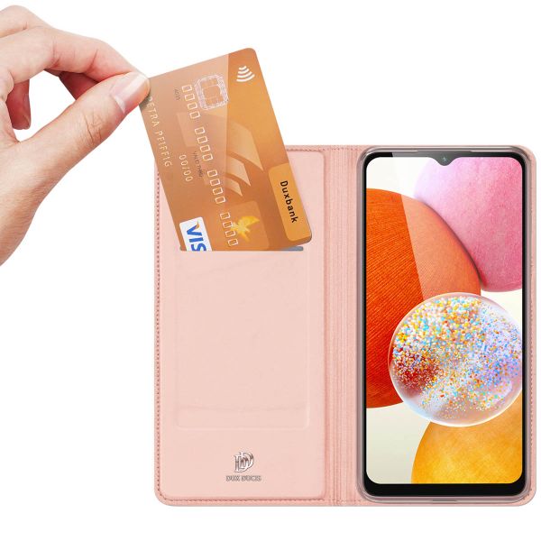 Dux Ducis Slim TPU Klapphülle für das Samsung Galaxy A14 (5G/4G) - Rose Gold