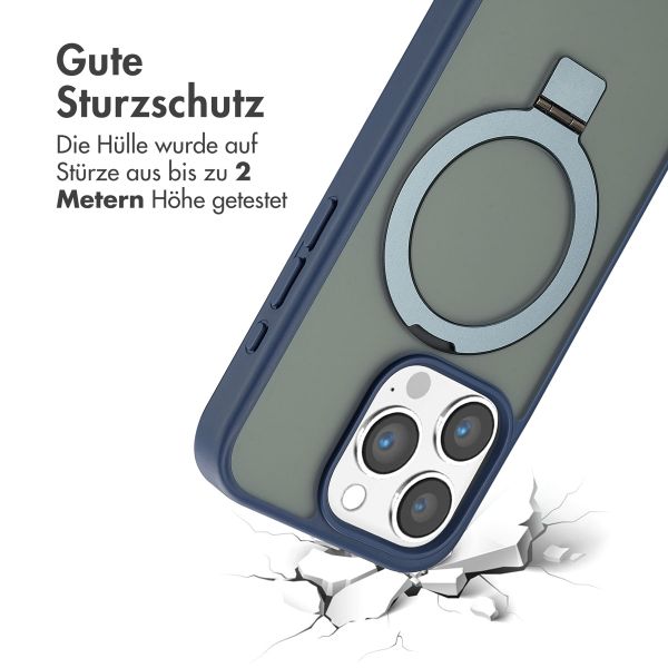Accezz Ring Stand Backcover mit MagSafe für das iPhone 15 Pro - Blue