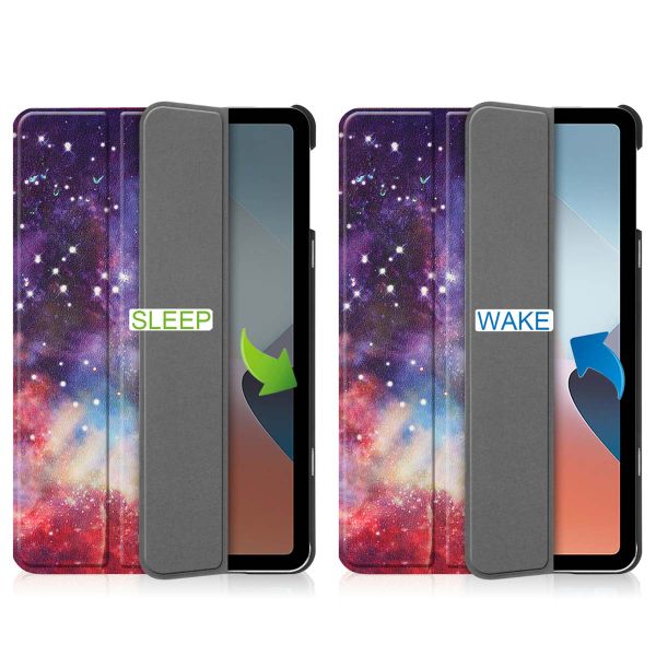 imoshion Design Trifold Klapphülle für das Oppo Pad Air - Space