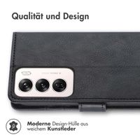 imoshion Luxuriöse Klapphülle Oppo Reno 12 Pro - Schwarz