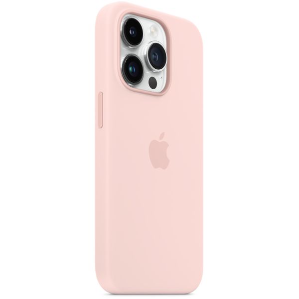Apple Silikon-Case MagSafe für das Apple iPhone 14 Pro - Chalk Pink
