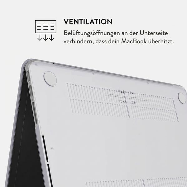 Burga Hardshell Hülle Apple MacBook Air 15 Zoll (2023 / 2024 M3 / 2025 M4 / 2026 M5) - Sorry Busy