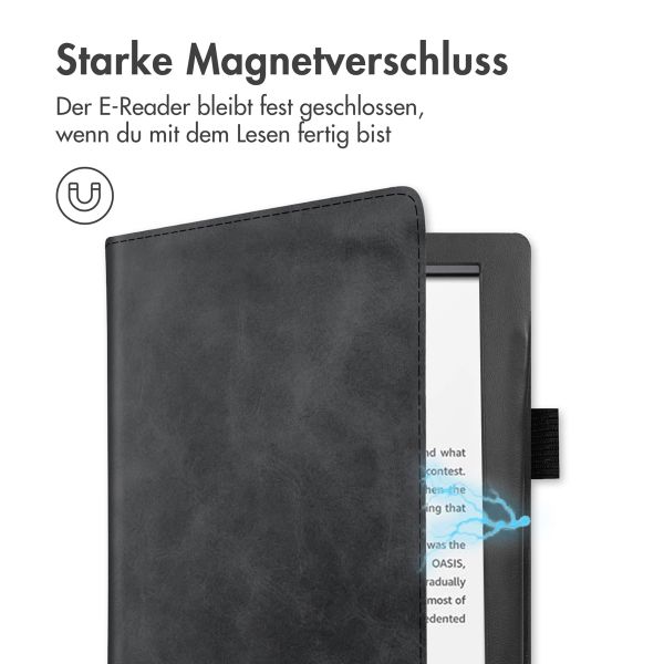 imoshion Klapphülle Sleepcover mit strap und stand Amazon Kindle (2024) / Amazon Kindle (2022) 11th gen - Schwarz