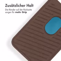 Accezz Lederkartenhalter - Geeignet für MagSafe und Qi2 - Coffee Brown