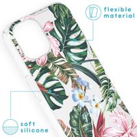 imoshion Design Hülle für das iPhone 13 - Jungle - Rosa / Grün