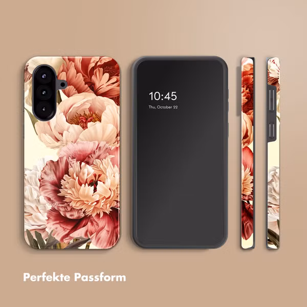 Selencia Vivid Back Cover Samsung Galaxy A57 (5G) - Vintage Peony