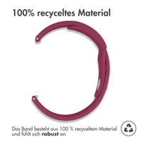 imoshion Silikon Sportarmband -   Universelle 18 mm Anschluss - Bordeaux