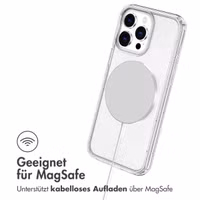 imoshion Sparkle Back Cover mit MagSafe Apple iPhone 15 Pro Max - Glitzer Transparent