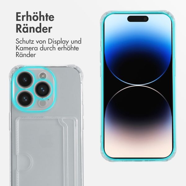 imoshion Soft Case Back Cover mit Kartenhalter iPhone 14 Pro - Transparent