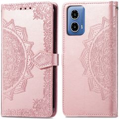 imoshion Mandala Klapphülle Motorola Moto G34 - Rosé gold