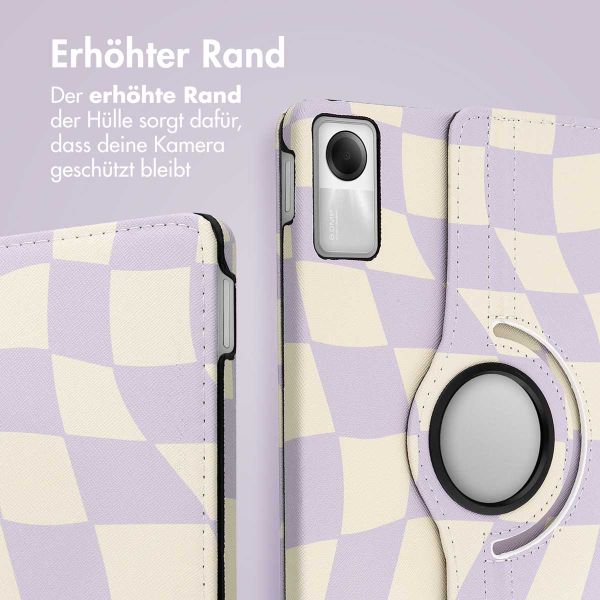 imoshion 360° drehbare Design Klapphülle Xiaomi Redmi Pad SE - Dancing Cubes