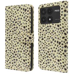 imoshion Design Klapphülle Xiaomi Poco X6 Pro - Black And White Dots