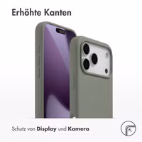 Accezz Liquid Silikoncase mit MagSafe Apple iPhone 17 Pro Max - Cooper Green