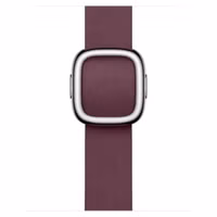 Apple Modern Buckle FineWoven für das  Apple Watch Series 1 t/m 9 / SE (38/40/41 mm) | Series 10 / 11 (42 mm) - Größe M - Mulberry