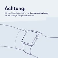 Apple 2 Pack Silikon Solo Loop für Apple Watch | 44/45/46/49 mm - Größe 5 - Winter Blue/ Sprout Green