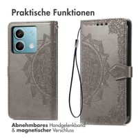 imoshion Mandala Klapphülle Xiaomi Redmi Note 13 (5G) - Grau