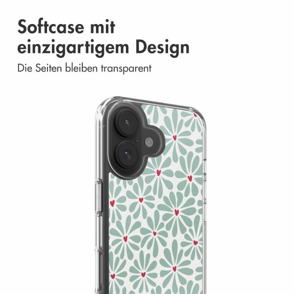 imoshion Design Hülle Apple iPhone 17 - Bloom Love Sage Green