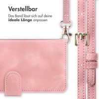 imoshion Klapphülle mit Kordel Apple iPhone 15 - Rosa