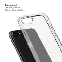 Selencia Backcover mit abnehmbaren Haken Apple iPhone SE (2022 / 2020) / 8 / 7 - Transparent