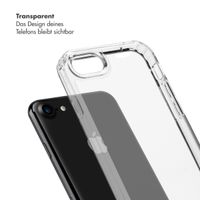 Selencia Back Cover mit abnehmbaren Haken für das iPhone SE (2022 / 2020) / 8 / 7 - Transparent