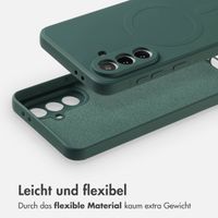 imoshion Color Back Cover mit MagSafe Samsung Galaxy A56 - Dunkelgrün