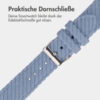 imoshion Corduroy-Band für Apple Watch | 44/45/46/49 mm - Hellblau