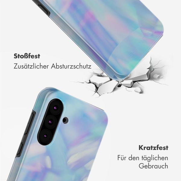 Selencia Vivid Back Cover Samsung Galaxy A36 / A56 - Holographic Blue Dream