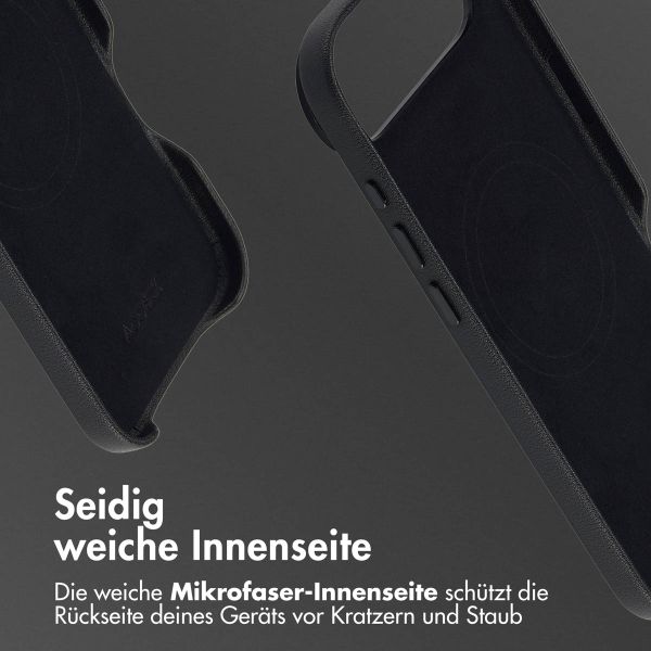 Accezz MagSafe Leather Backcover Apple iPhone Air - Onyx Black