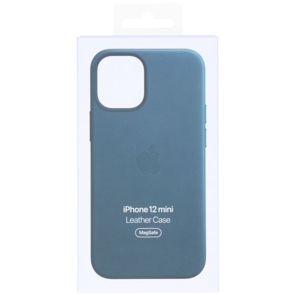 Apple Leder-Case MagSafe für das iPhone 12 Mini - Baltic Blue