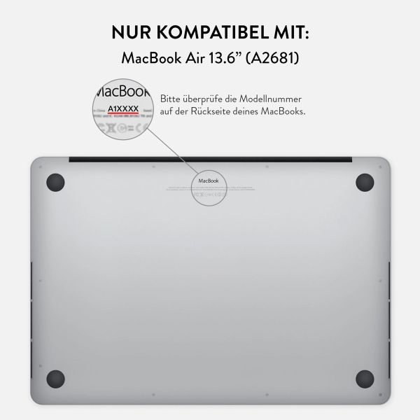 Burga Hardshell Hülle MacBook Air 13 Zoll (2022 / 2024 M3 chip / 2025 M4 chip) - A2681 / A3113 / A3240 - Player