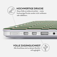 Burga Hardshell Hülle für das MacBook Air 13 Zoll (2022) / Air 13 Zoll (2024) M3 chip - A2681 / A3113 - Ivy League