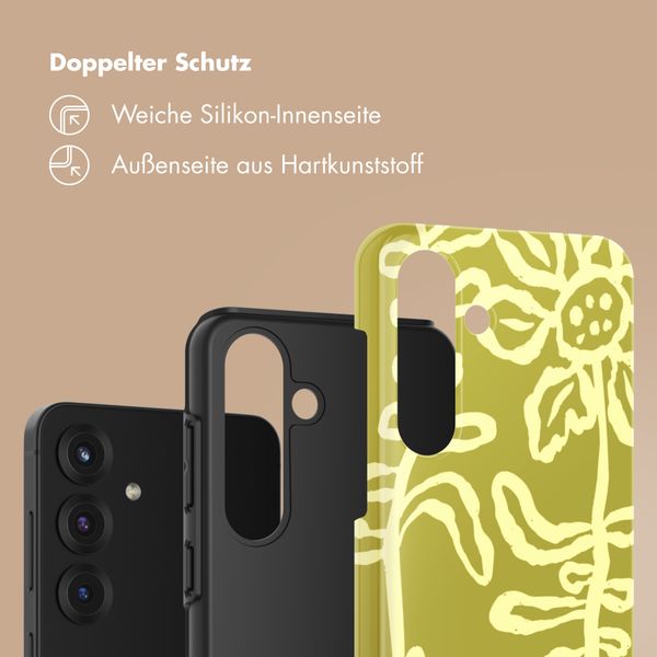 Selencia Vivid Back Cover Samsung Galaxy S25 - Chalky Bloom